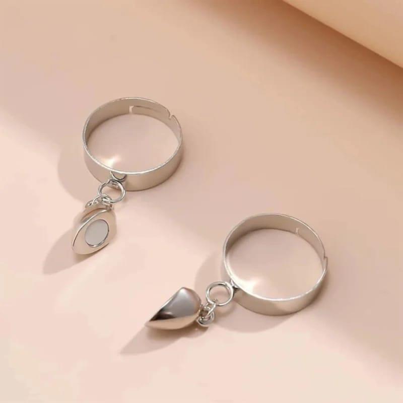 Trendy Magnetic Couple Rings