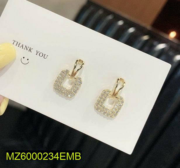 Pearl Square Earrings